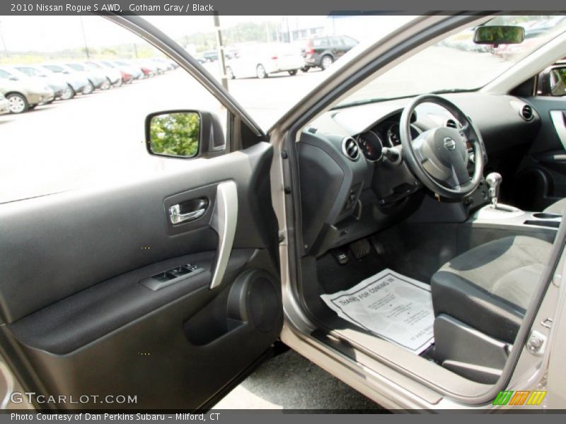 Gotham Gray / Black 2010 Nissan Rogue S AWD