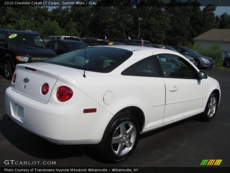 Summit White / Gray 2010 Chevrolet Cobalt LT Coupe