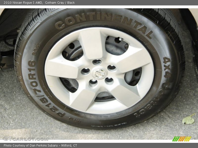 Gotham Gray / Black 2010 Nissan Rogue S AWD