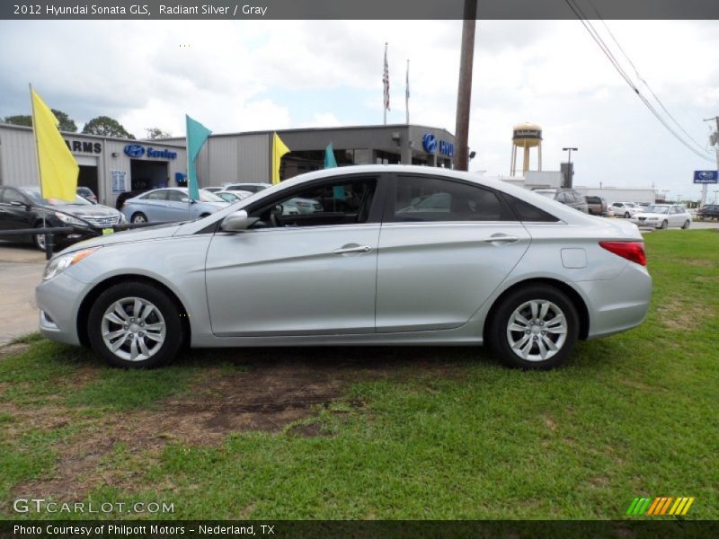 Radiant Silver / Gray 2012 Hyundai Sonata GLS