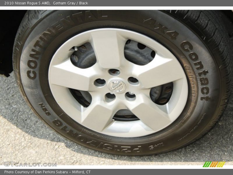 Gotham Gray / Black 2010 Nissan Rogue S AWD