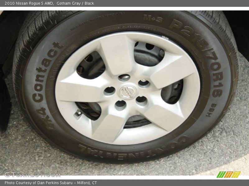 Gotham Gray / Black 2010 Nissan Rogue S AWD