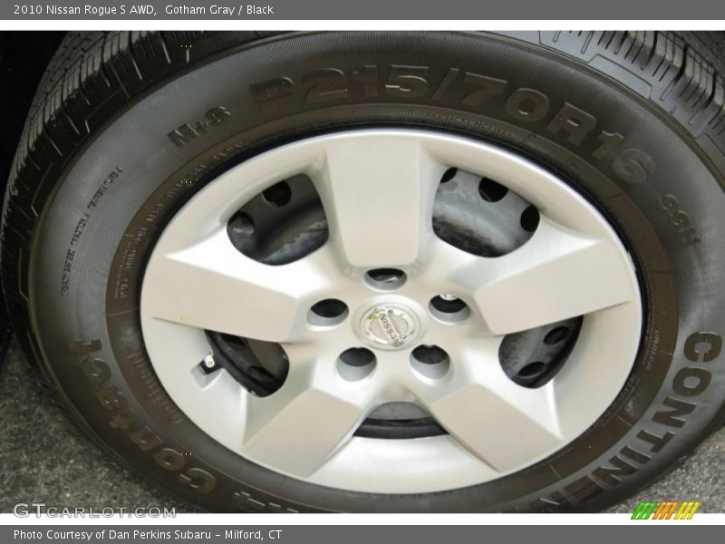 Gotham Gray / Black 2010 Nissan Rogue S AWD