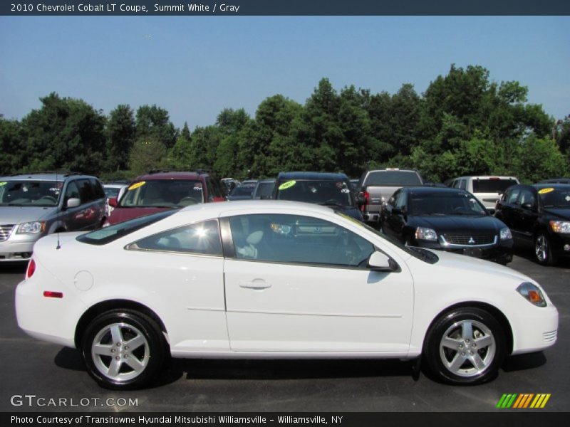 Summit White / Gray 2010 Chevrolet Cobalt LT Coupe