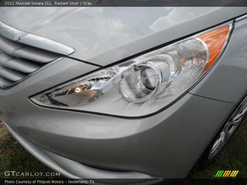 Radiant Silver / Gray 2012 Hyundai Sonata GLS
