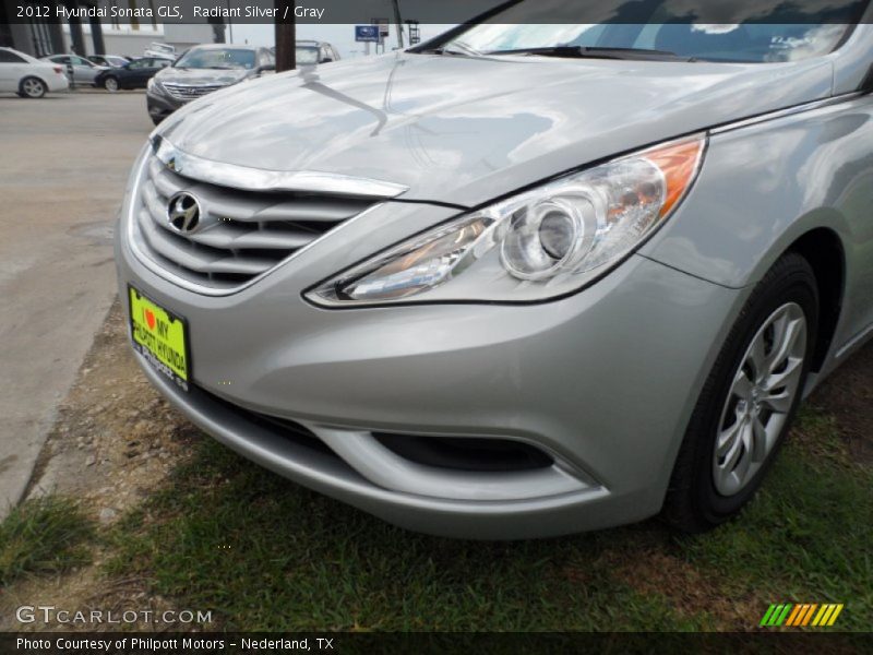 Radiant Silver / Gray 2012 Hyundai Sonata GLS