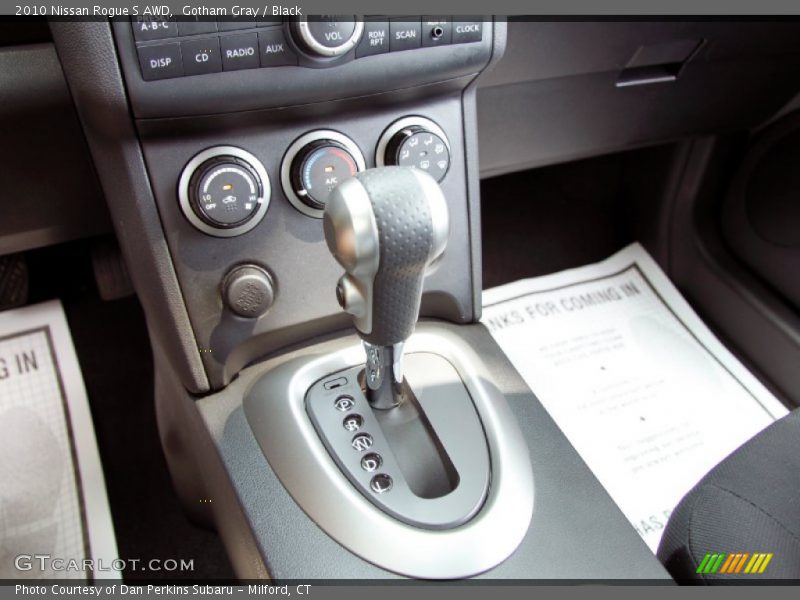 Gotham Gray / Black 2010 Nissan Rogue S AWD