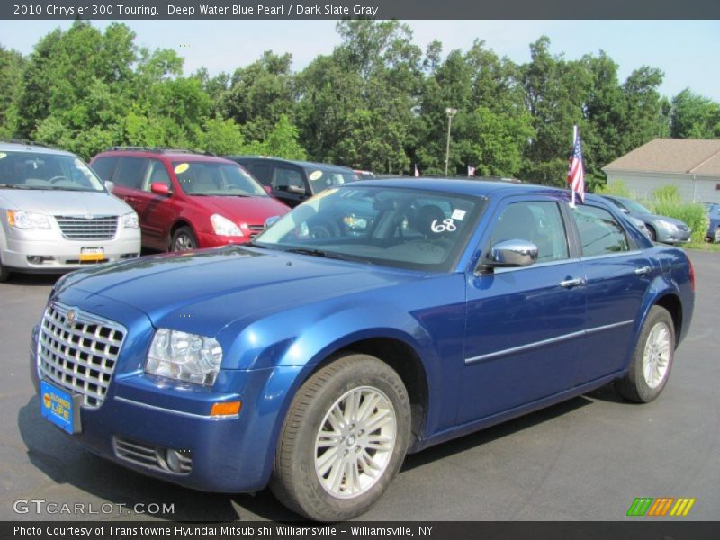 Deep Water Blue Pearl / Dark Slate Gray 2010 Chrysler 300 Touring
