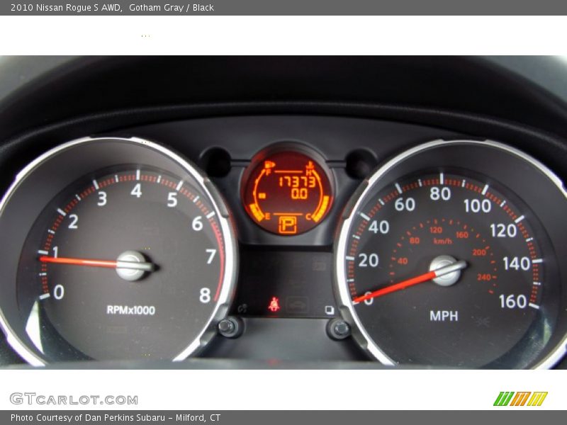Gotham Gray / Black 2010 Nissan Rogue S AWD