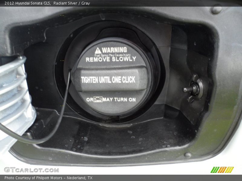 Radiant Silver / Gray 2012 Hyundai Sonata GLS