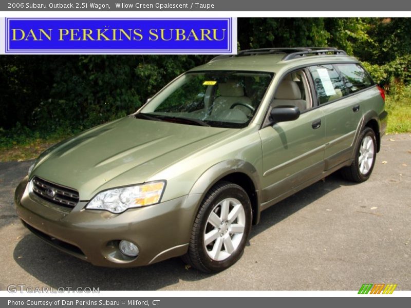 Willow Green Opalescent / Taupe 2006 Subaru Outback 2.5i Wagon