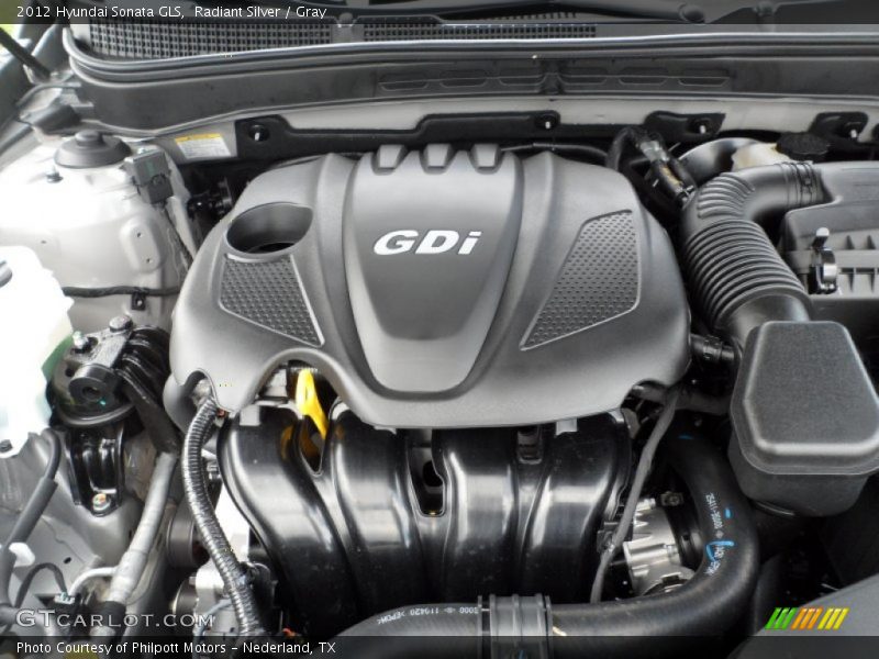 Radiant Silver / Gray 2012 Hyundai Sonata GLS
