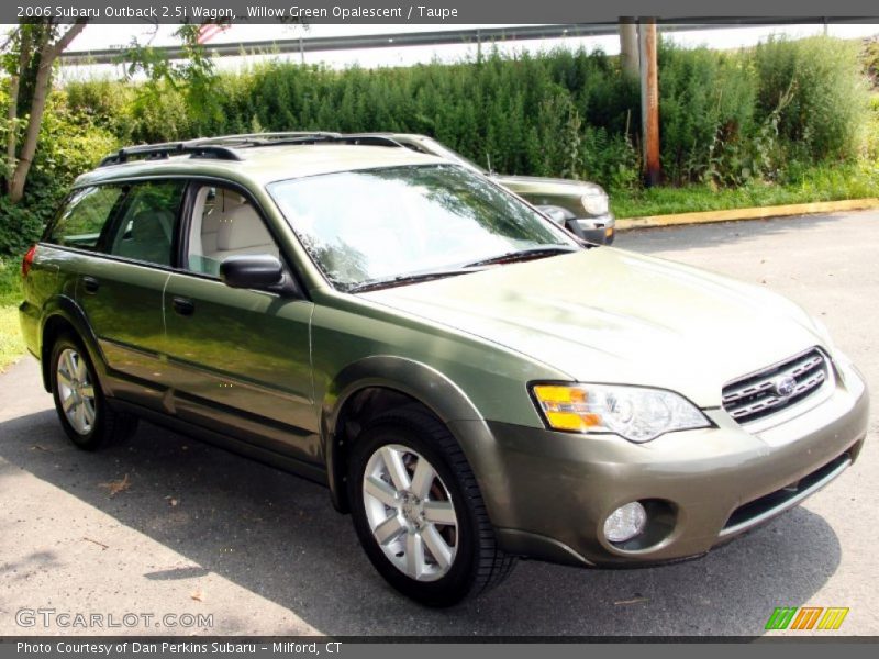 Willow Green Opalescent / Taupe 2006 Subaru Outback 2.5i Wagon