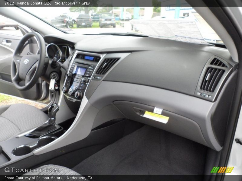Radiant Silver / Gray 2012 Hyundai Sonata GLS