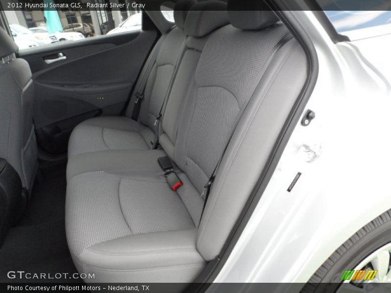 Radiant Silver / Gray 2012 Hyundai Sonata GLS