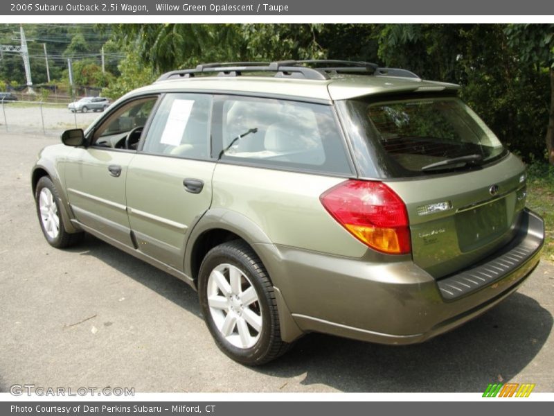 Willow Green Opalescent / Taupe 2006 Subaru Outback 2.5i Wagon