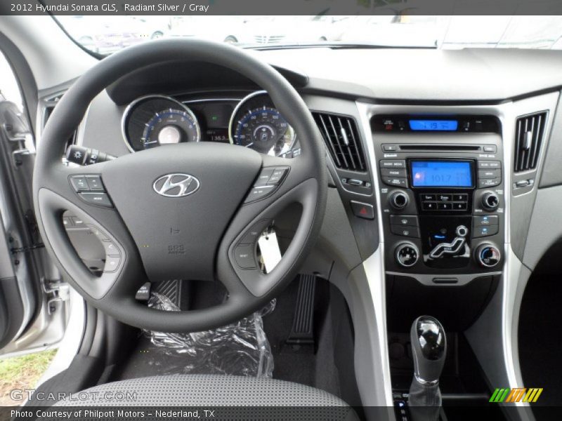Radiant Silver / Gray 2012 Hyundai Sonata GLS