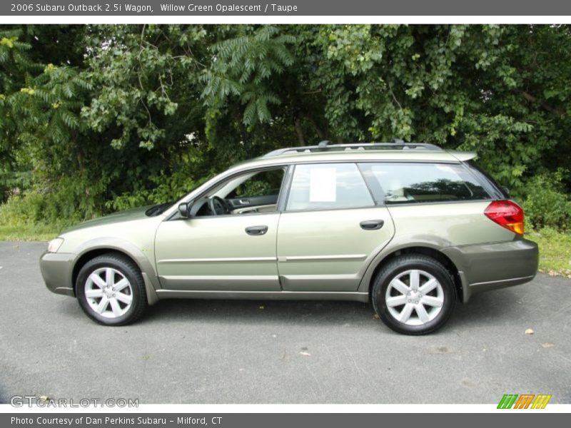 Willow Green Opalescent / Taupe 2006 Subaru Outback 2.5i Wagon