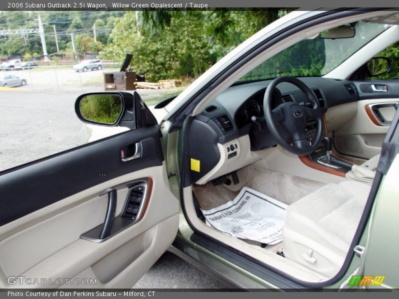 Willow Green Opalescent / Taupe 2006 Subaru Outback 2.5i Wagon