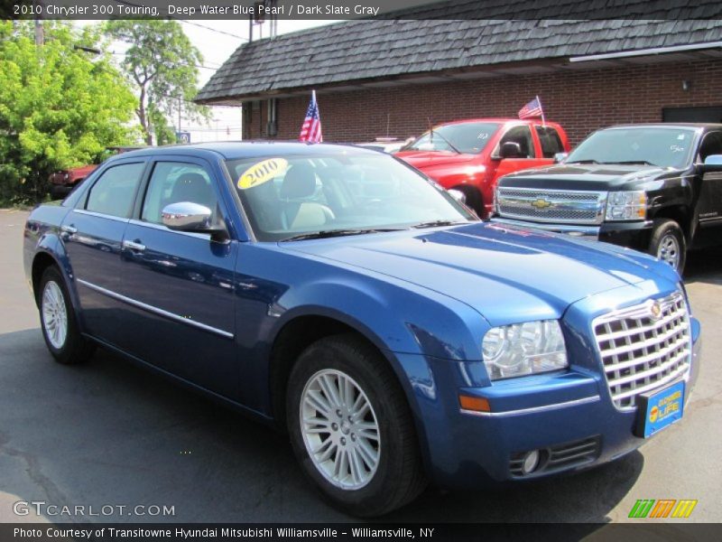 Deep Water Blue Pearl / Dark Slate Gray 2010 Chrysler 300 Touring