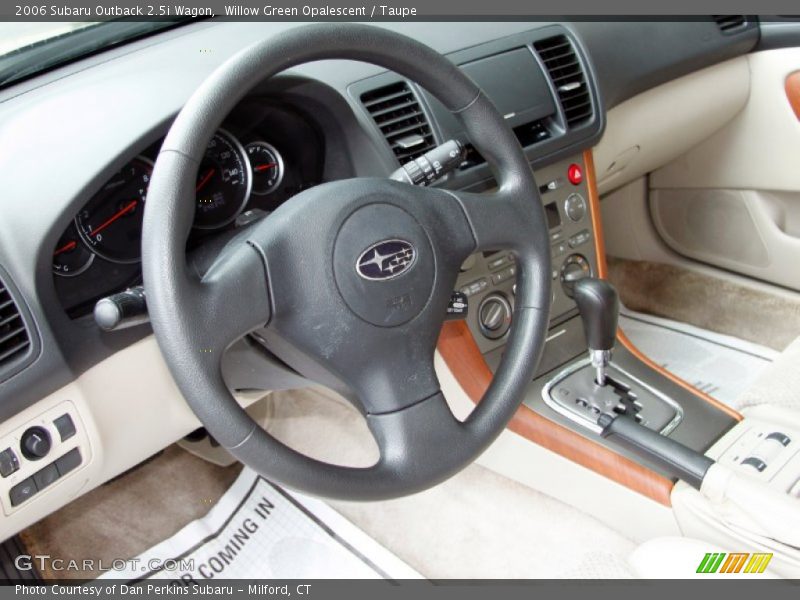 Willow Green Opalescent / Taupe 2006 Subaru Outback 2.5i Wagon