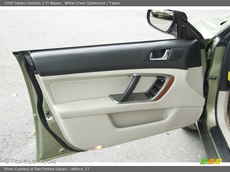 Willow Green Opalescent / Taupe 2006 Subaru Outback 2.5i Wagon