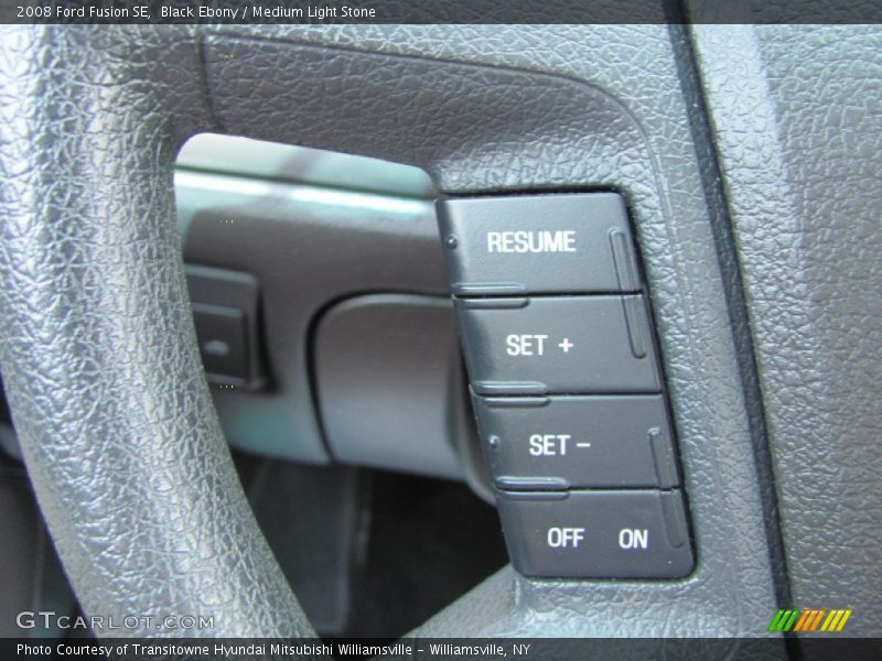 Black Ebony / Medium Light Stone 2008 Ford Fusion SE