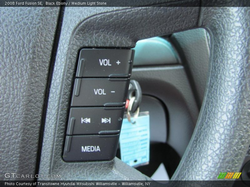 Black Ebony / Medium Light Stone 2008 Ford Fusion SE