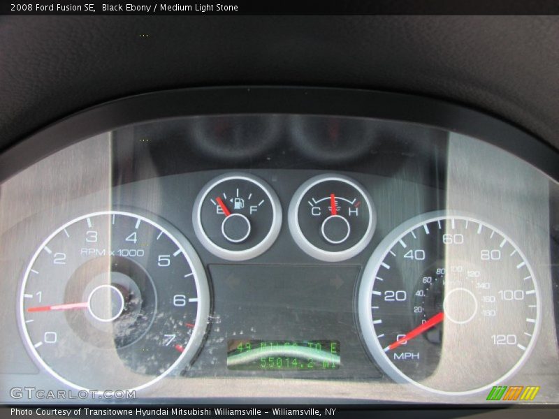 Black Ebony / Medium Light Stone 2008 Ford Fusion SE