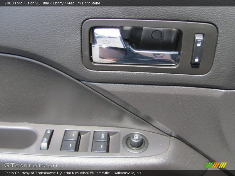 Black Ebony / Medium Light Stone 2008 Ford Fusion SE