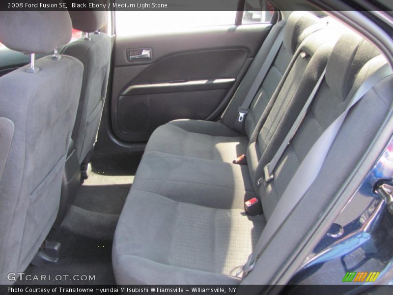 Black Ebony / Medium Light Stone 2008 Ford Fusion SE