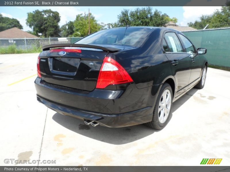 Black / Charcoal Black 2012 Ford Fusion SE