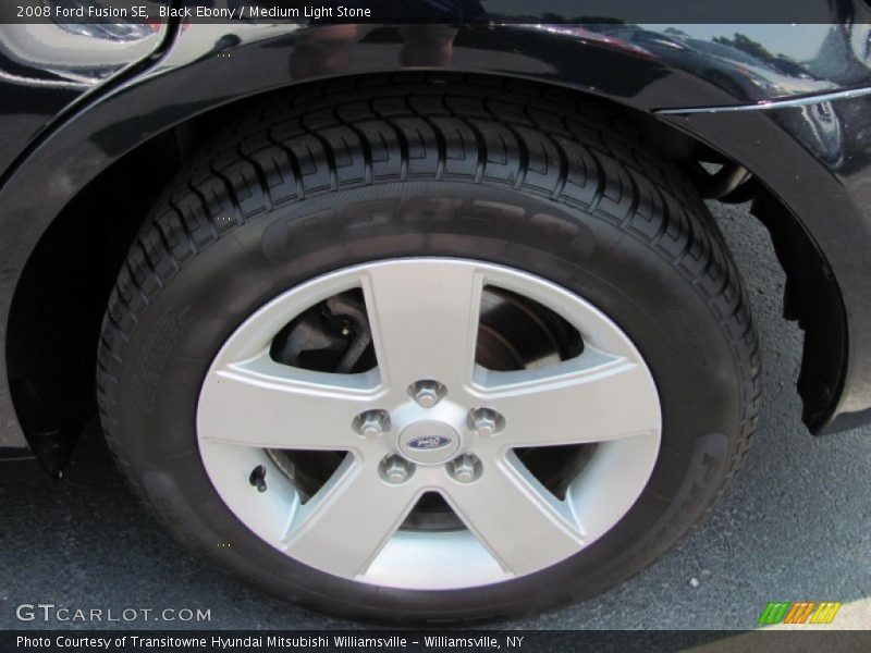 Black Ebony / Medium Light Stone 2008 Ford Fusion SE