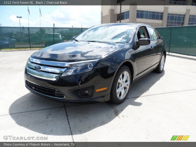Black / Charcoal Black 2012 Ford Fusion SE