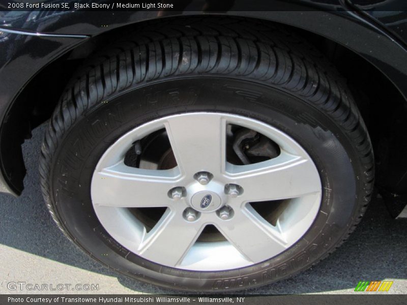 Black Ebony / Medium Light Stone 2008 Ford Fusion SE