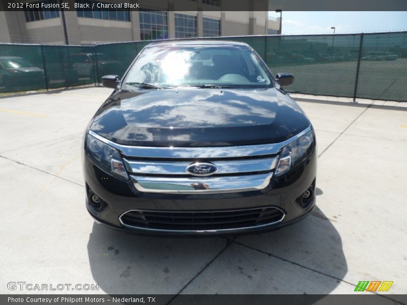 Black / Charcoal Black 2012 Ford Fusion SE
