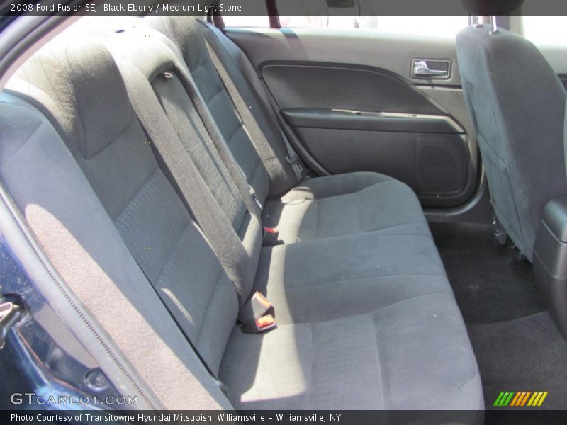 Black Ebony / Medium Light Stone 2008 Ford Fusion SE
