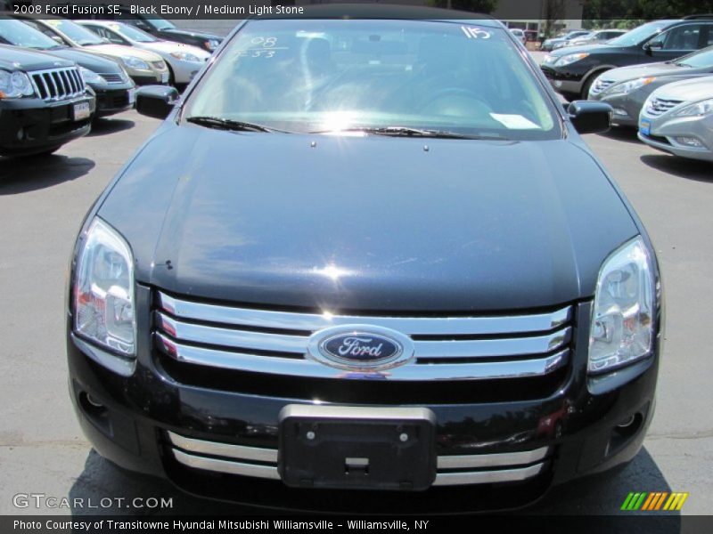 Black Ebony / Medium Light Stone 2008 Ford Fusion SE