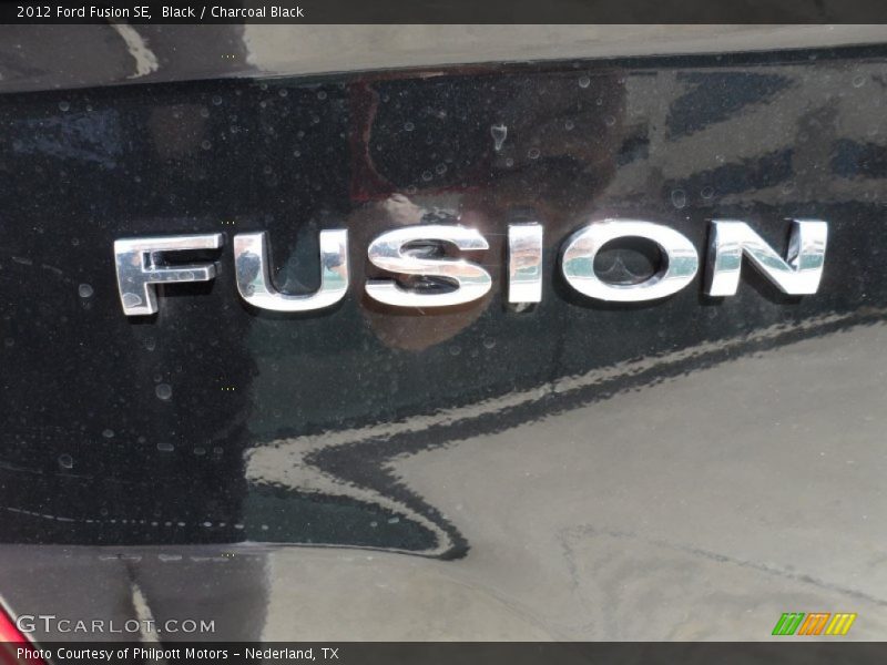 Black / Charcoal Black 2012 Ford Fusion SE