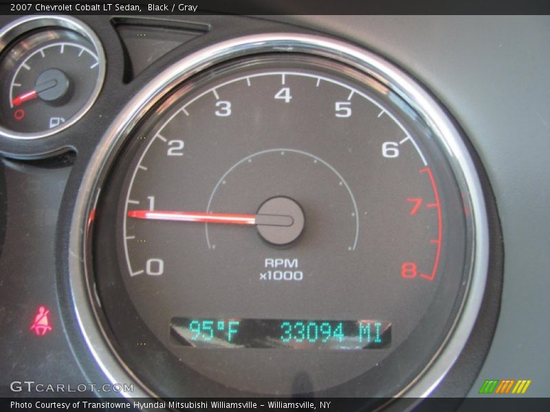 Black / Gray 2007 Chevrolet Cobalt LT Sedan