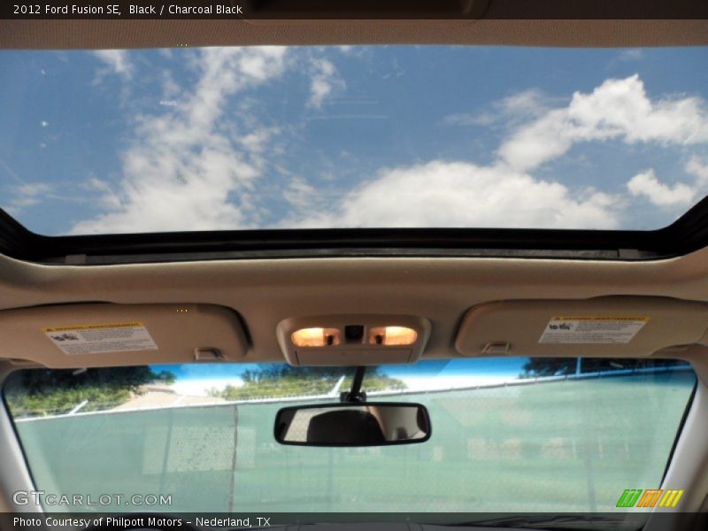 Black / Charcoal Black 2012 Ford Fusion SE