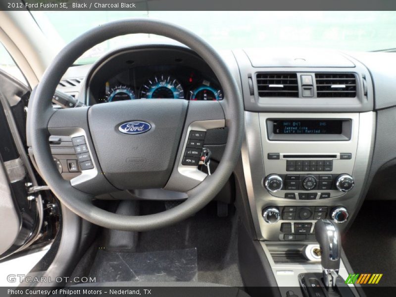 Black / Charcoal Black 2012 Ford Fusion SE