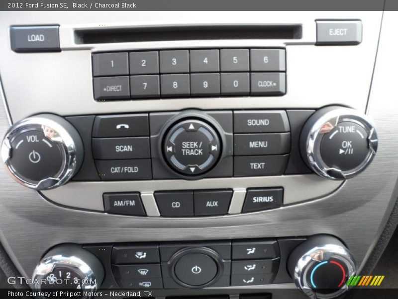 Black / Charcoal Black 2012 Ford Fusion SE
