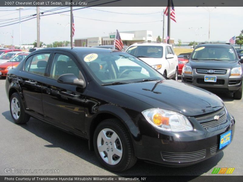 Black / Gray 2007 Chevrolet Cobalt LT Sedan