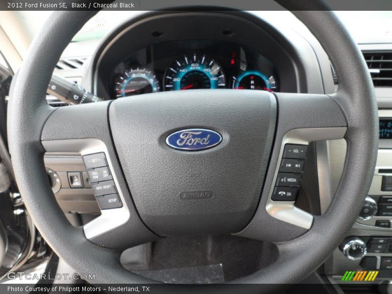 Black / Charcoal Black 2012 Ford Fusion SE