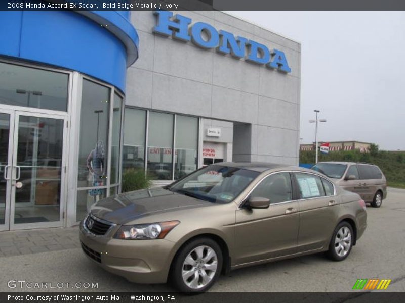 Bold Beige Metallic / Ivory 2008 Honda Accord EX Sedan