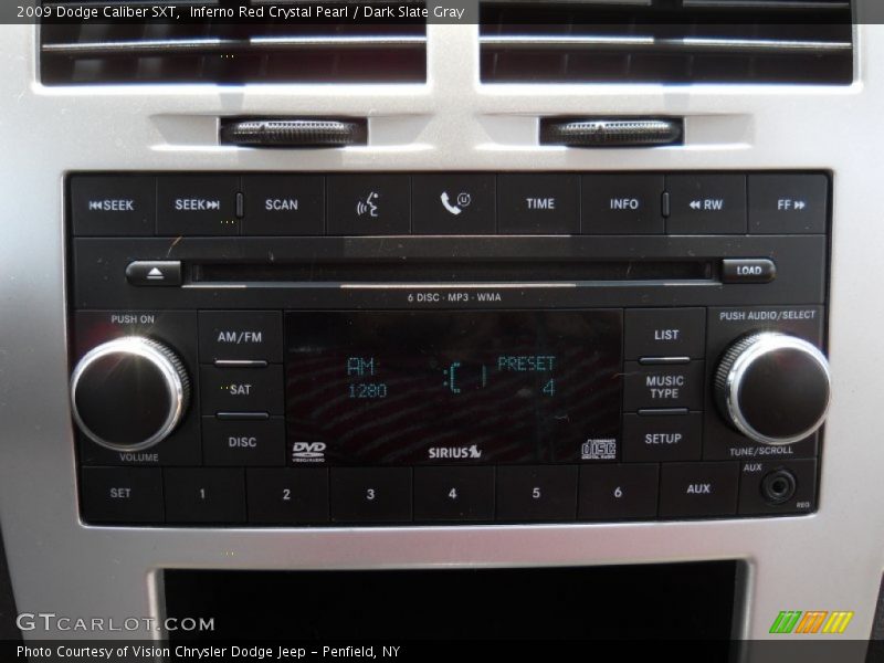 Inferno Red Crystal Pearl / Dark Slate Gray 2009 Dodge Caliber SXT
