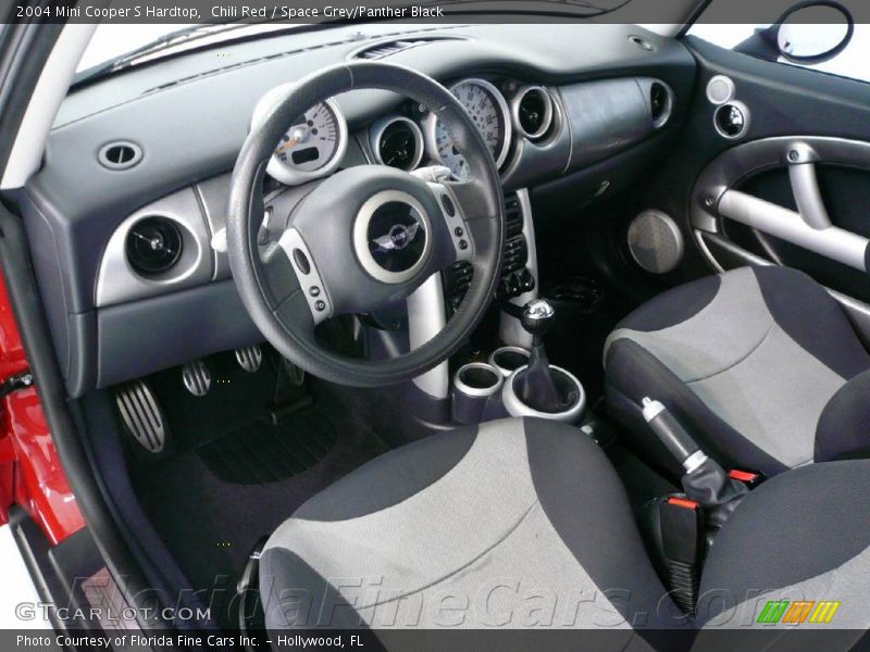Chili Red / Space Grey/Panther Black 2004 Mini Cooper S Hardtop