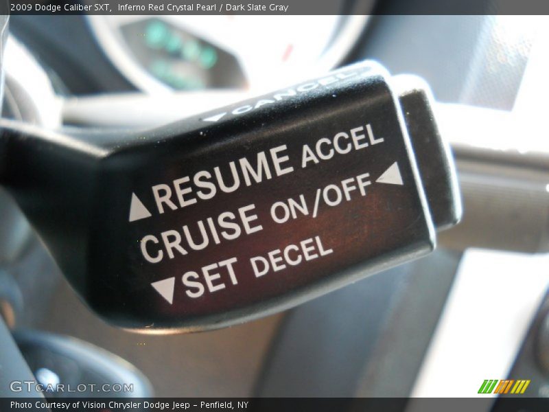 Inferno Red Crystal Pearl / Dark Slate Gray 2009 Dodge Caliber SXT
