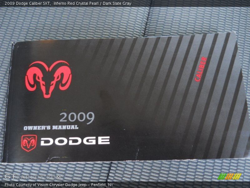 Inferno Red Crystal Pearl / Dark Slate Gray 2009 Dodge Caliber SXT